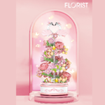 Swan Spinning Flower Music Box