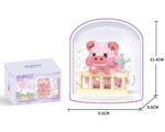 ⁦Piggy Diary Gift Box with Cover and Lights (6 Assorted Styles)⁩ - الصورة ⁦4⁩