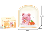 ⁦Piggy Diary Gift Box with Cover and Lights (6 Assorted Styles)⁩ - الصورة ⁦6⁩